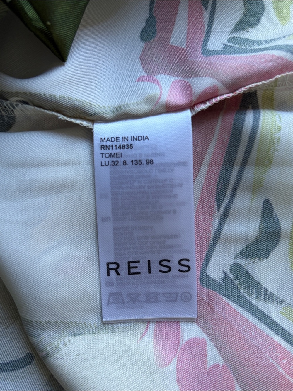 REISS Tomei Hawaiian-print Cuban woven shirt - Picture 7 of 7